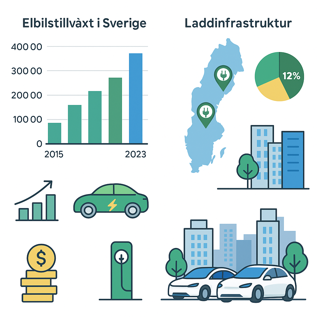 Sveriges EV-statistik: Marknadssignaler för framtidens investeringar